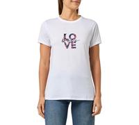 BOSS C_Elogo_print18 Jersey, White100, XS para Mujer