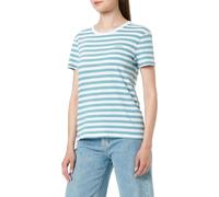 BOSS C_Esla_Striped 10214849 01, Camiseta Mujer, Bright Blue430,