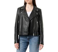 BOSS C_Saleli4 Chaqueta DE Cuero, Black1, 38 De Las Mujeres