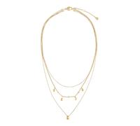 BOSS Collar dorado triple con colgantes en forma de lágrima - StyleSELENA, HB1580766 Tono dorado pcs.