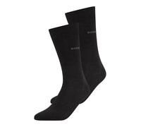 BOSS Paquete de dos pares de calcetines Business de algodón compacto y suave - Style2P RS Uni CC, 50516616 Gris oscuro 39-42