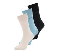 BOSS Paquete de tres pares de calcetines de largo estándar en tejido elástico - Style3P RS Uni CC, 50469839 Azul / Beige 39-42
