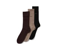 BOSS Paquete de tres pares de calcetines de largo normal - Style3P RS Uni CC, 50469839 Beige / Marrón / Negro 39-42