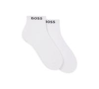BOSS Calcetines cortos para hombre, 2P SH Uni CC, color blanco, talla 43-46, White100, 46 ES/48 ES