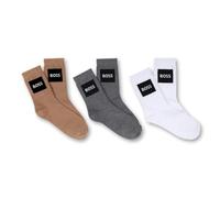 BOSS, Calcetines, Niño, Pack de 3, Blanco, 31