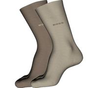 BOSS Calcetines regulares para hombre, Open Brown 244, 42-48