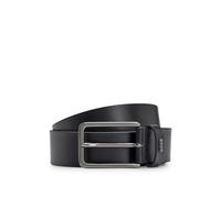 BOSS Cinturón 'Calis' negro / plata, Talla 80