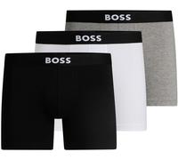 BOSS Calzoncillo boxer gris / negro / blanco M EUR