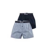 BOSS Calzoncillo boxer 'Nos' azul claro / azul oscuro / blanco Hombre BOSS S azul claro / azul oscuro / blanco