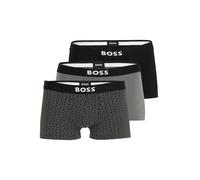 BOSS Calzoncillo boxer piedra / negro / blanco L piedra / negro / blanco