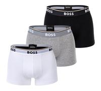 BOSS Calzoncillo boxer 'Power' gris moteado / negro / blanco M gris moteado / negro / blanco
