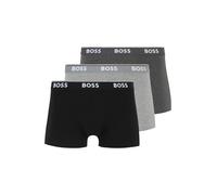 BOSS Trunk 3p Power Bóxer, Open Grey 61, L (Pack de 3) para Hombre