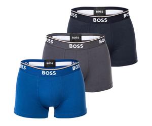 BOSS Calzoncillo boxer 'Power' marino / azul oscuro / gris oscuro / blanco XL EUR