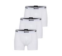 BOSS Calzoncillo boxer 'Power' marrón / gris plateado / negro / blanco Hombre BOSS S marrón / gris plateado / negro / blanco