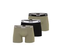 BOSS Calzoncillo boxer 'Power' oliva / negro / blanco Hombre BOSS S oliva / negro / blanco