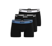 BOSS Paquete de tres calzoncillos bóxer con logo en la cintura - StyleBoxerBr 3P Power, 50554694 Negro L