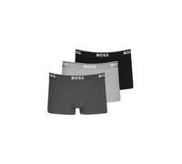 BOSS Calzoncillo boxer 'Power' gris oscuro / gris moteado / negro / blanco M gris oscuro / gris moteado / negro / blanco