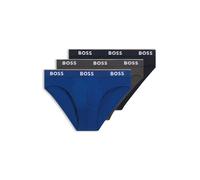 BOSS Calzoncillos slip de algodón elástico - StyleBrief 3P Power, 50475273 Azul / Gris XS