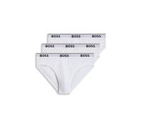 BOSS Calzoncillos slip de algodón elástico - StyleBrief 3P Power, 50475273 Blanco XS