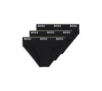 BOSS Calzoncillos slip de algodón elástico - StyleBrief 3P Power, 50475273 Negro L