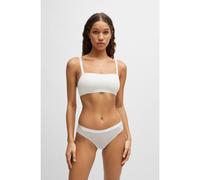 BOSS Calzoncillos slip de punto de algodón elástico con logo en la cintura - StyleBRIEF CI, 50502753 Blanco S