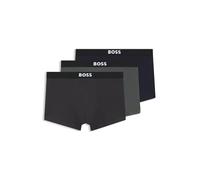 BOSS Calzoncillos tipo bóxer 3P ONE para hombre, de algodón elástico, Open Miscellaneous, S