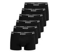 BOSS Calzoncillos tipo bóxer para hombre, algodón, 6 unidades, color: negro, talla L, artículo: -001 negro, 001 Negro, L