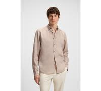 BOSS Camisa abotonada regular fit de lino - StyleC-LIAM-S-BD-C1-243, 50529137 Beige M
