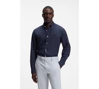 BOSS Camisa abotonada regular fit de lino - StyleH-LIAM-BD-E-C1-263, 50567009 Azul oscuro M