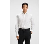 BOSS Camisa business Formal regular fit de sarga elástica - StyleH-JOE-spread-C1-222, 50479948 Blanco 45