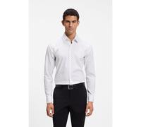 BOSS Camisa business slim fit en algodón elástico - StyleH-HANK-K-C1-261, 50567345 Blanco estampado 45