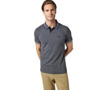 Boss Camisa Corta de Hombre HBG Paul Polo a Rayas en Contraste