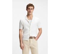 BOSS Camisa de algodón con estructura BOSS Selected by Shohei Ohtani - StyleC-Neri_SO, 50569542 Blanco XL