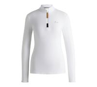 BOSS Camisa de entrenamiento para equitación slim fit en tejido superelástico - StyleMINOU TRAINING SHIRT CAMEL, B6W0402 Blanco XL