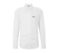 BOSS Camisa de equitación para exhibiciones slim fit en diferentes materiales - StyleNORMAN SHOW SHIRT WHITE, B1M0401 Blanco L