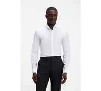 BOSS Camisa de esmoquin con cuello de pajarita - StyleH-HANK-W-TUX2-DC-264, 50571545 Blanco 39