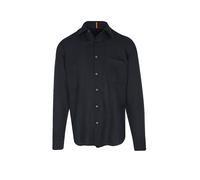 BOSS Camisa de lino Regular Fit RELEGANT azul | XXL