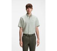 BOSS Camisa de manga corta en mezcla de algodón y lino - StyleH-LIAM-BD-SH-E-C-262, 50576027 Cal L