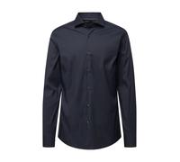 BOSS Camisa slim fit de popelín de algodón de planchado fácil - StyleP-HANK-spread-C1-222, 50479915 Azul oscuro 43