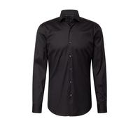 BOSS Camisa slim fit de popelín de algodón de planchado fácil - StyleP-HANK-spread-C1-222, 50479915 Negro 37