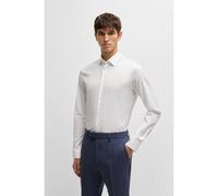 BOSS Camisa extra slim fit de popelín de mezcla de algodón de planchado fácil - StyleP-RAY-s-kent-C1-224, 50480085 Blanco 40