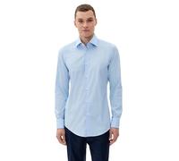 Boss Camisa Hank Kent para Hombre, Pastel Azul Claro, 16" Neck