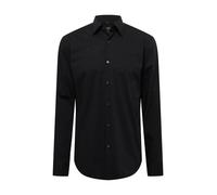 BOSS Camisa regular fit en popelín de algodón elástico de planchado fácil - StyleH-JOE-kent-C1-214, 50473265 Negro 43