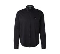 BOSS Camisa antiarrugas en punto de algodón con elástico natural - StyleST_Motion L, 50555946 Negro L