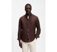 BOSS Camisa regular fit abotonada de algodón Oxford - StyleH-LIAM-BD-E-C1-263, 50567015 Marrón oscuro XXL