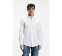BOSS Camisa regular fit abotonada de algodón Oxford - StyleRickert_M, 50519707 Blanco S
