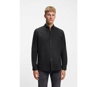 BOSS Camisa regular fit abotonada de algodón Oxford - StyleRickert_M, 50519707 Negro S