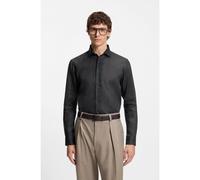 BOSS Camisa regular fit BECKHAM x BOSS de lino - StyleH-JACK-1PIECE_DB, 50548881 Azul oscuro 45