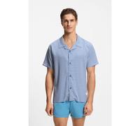 BOSS Camisa regular fit con estampado integral - StyleBeach Shirt, 50535793 Celeste S