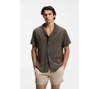 BOSS Camisa regular fit con estampado integral - StyleBeach Shirt, 50535793 Negro XXL